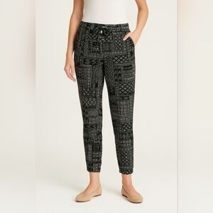 Jessica Simpson Stylish Cropped Pants Women's Sz XL Baggy Pull-On Modern